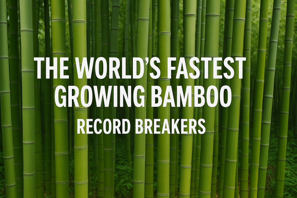 The World's Fastest Growing Bamboo Record Breakers - ffeAbroad